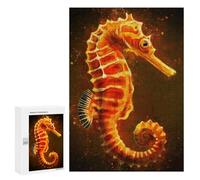 Puzzles 300 PCS pour Adolescents Seahorses Splat Puzzles pour Adultes Décoration Murale Jouet Difficile, Difficile, Stimulant À Compléter 300 PCS