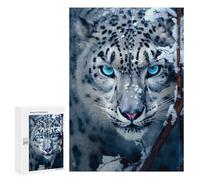 Puzzles 300 PCS pour Adolescents Snow Leopard Puzzle Adulte Jeu Familial Une Œuvre d'art À Offrir en Cadeau À Toute La Famille 300 PCS