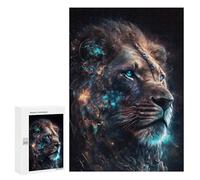 Puzzles 300 PCS pour Adolescents Space Lion Jeu De Puzzle Casse-tête Anti-Stress Stimulant À Compléter 300 PCS