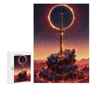 Puzzles 300 PCS pour Adolescents The Eclipse Puzzles pour Adultes Décoration Murale Jouet Difficile, Difficile, Stimulant À Compléter 300 PCS