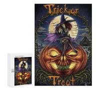 Puzzles 300 PCS pour Adolescents The Halloween Spirit Puzzles pour Adultes Décoration Murale Jouet Difficile, Difficile, Stimulant À Compléter 300 PCS