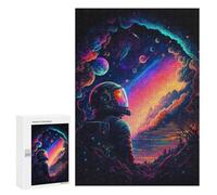 Puzzles 300 PCS pour Adolescents The Last Astronaut Puzzles pour Adultes À Monter Soi-même - Jeux Éducatifs Et Amusants en Famille 300 PCS