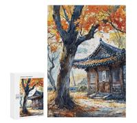 Puzzles 300 PCS pour Adolescents Traditional Autumn Abode Puzzles pour Adultes - Jeux De Construction - Analyse Et Logique - Idées Cadeaux pour Toute La Famille 300 PCS