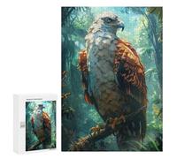 Puzzles 300 PCS pour Adolescents Tropical Rain Forest Eagle Puzzles pour Adultes Jeux De Détente Décoration Murale Idéal comme Cadeau pour Toute La Famille 300 PCS