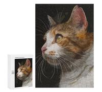 Puzzles 300 PCS pour Adolescents Vintage Vector Cat Puzzles pour Adultes Décoration Murale Jouet Difficile, Difficile, Stimulant À Compléter 300 PCS