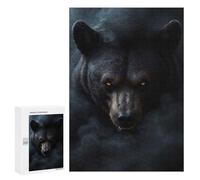 Puzzles 300 PCS pour Adolescents Wild Bear Halloween Puzzles pour Adultes Jeu De Réflexion Cadeau d'anniversaire Difficile À Compléter 300 PCS