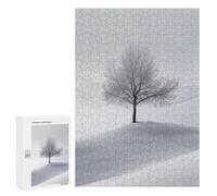 Puzzles 300 PCS pour Adolescents Winters Silent Sentinel Puzzles pour Adultes Jouets Anti-Stress Décoration Parfaite Cadeaux Anti-Stress 300 PCS