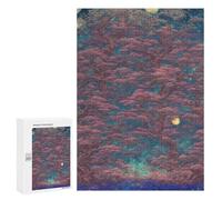 Puzzles 300 PCS pour Adultes Bonsai Inspired Landscape Adolescents Puzzles Jeu Manuel Découpe De Précision Aide À Stimuler Le Cerveau 300 PCS