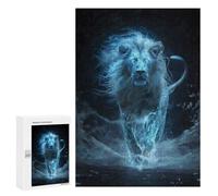 Puzzles 300 PCS pour Adultes Celestial White Lion Adolescents Puzzles Jeu Manuel Découpe De Précision Aide À Stimuler Le Cerveau 300 PCS