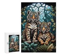 Puzzles 300 PCS pour Adultes Enchanted Kingdom Tiger Adolescents Puzzles Jeu Manuel Découpe De Précision Aide À Stimuler Le Cerveau 300 PCS