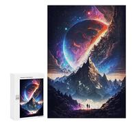 Puzzles 300 PCS pour Adultes Everest Galactic Galaxy Adolescents Puzzles Jeu Manuel Découpe De Précision Aide À Stimuler Le Cerveau 300 PCS