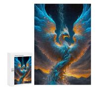 Puzzles 300 PCS pour Adultes Fantasy Phoenix Art Print -3 Puzzles pour Adolescents Activités Familiales Défi Éducatif Jeu Stimulant Et Divertissement en Famille 300 PCS