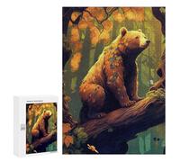 Puzzles 300 PCS pour Adultes Into The Wild BearKing 2 Adolescents Puzzles Jeu Manuel Découpe De Précision Aide À Stimuler Le Cerveau 300 PCS