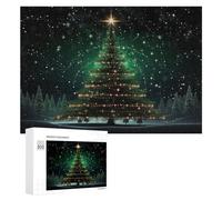 Puzzles 300 PCS pour Adultes Magical Christmas Tree Night Scene Puzzle, Jouet, Décoration Murale, mais Amusant Et Humoristique, Cadeau d'anniversaire Unique 300 PCS