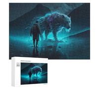 Puzzles 300 PCS pour Adultes Magical Encounter in The Mountains Puzzle, Jouet, Décoration Murale, mais Amusant Et Humoristique, Cadeau d'anniversaire Unique 300 PCS