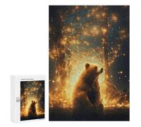 Puzzles 300 PCS pour Adultes Majestic Bear Adolescents Puzzles Jeu Manuel Découpe De Précision Aide À Stimuler Le Cerveau 300 PCS