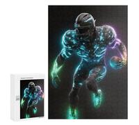 Puzzles 300 PCS pour Adultes Neon Gridiron Legend Puzzles pour Adultes, Jouet, Décoration Murale, Améliore La Mémoire, Cadeau d'anniversaire, Cadeaux, 300 PCS