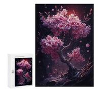 Puzzles 300 PCS pour Adultes Sakura Cherry Blossom Adolescents Puzzles Jeu Manuel Découpe De Précision Aide À Stimuler Le Cerveau 300 PCS