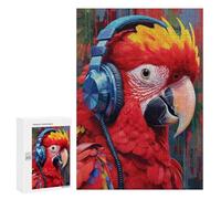 Puzzles 300 PCS pour Adultes Scarlet Macaw Adolescents Puzzles Jeu Manuel Découpe De Précision Aide À Stimuler Le Cerveau 300 PCS