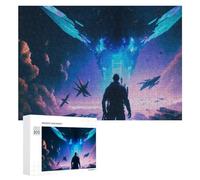 Puzzles 300 PCS pour Adultes Space Odyssey The Final Journey Puzzle, Jouet, Décoration Murale, mais Amusant Et Humoristique, Cadeau d'anniversaire Unique 300 PCS