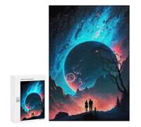 Puzzles 300 PCS pour Adultes Voyagers of The Night Adolescents Puzzles Jeu Manuel Découpe De Précision Aide À Stimuler Le Cerveau 300 PCS