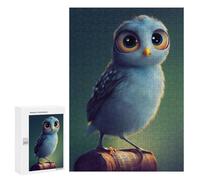 Puzzles 300 PCS pour Adultes Whimsical Owl Perch Adolescents Puzzles Jeu Manuel Découpe De Précision Aide À Stimuler Le Cerveau 300 PCS