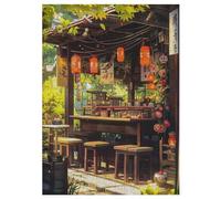 Puzzles 300 Pièces Adulte Japon Style Puzzle en Bois pour Adolescents Jouets Créatifs Décoration De La Maison 42×30cm