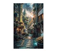 Puzzles 300 Pièces Adultes Fleurs Rue, Jouet Educatif Développe Observation et Logique, Puzzle Adultes 300 Pièces 40 x 28 cm