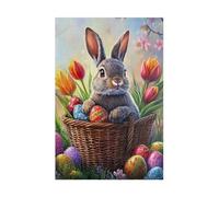 Puzzles 300 Pièces Adultes Tulipes Animaux Lapins 40 x 28 cm Jeu Educatif Puzzle Impossible Puzzle Adultes 300 Pièces Puzzles