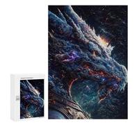 Puzzles 300 pièces pour adolescents Galactic Storm Dragon Puzzles pour adultes Jeux de relaxation Difficile Défi d'apprentissage exigeant 300 pièces