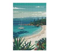 Puzzles 38x26cm/1000pcs Fraser Island Beach Casse-tête pour Adultes, Jeu De Réflexion, pour S'amuser en Famille, Cadeaux d'anniversaire Et De Noël Uniques 38x26cm/1000pcs