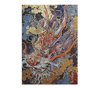 Puzzles 38x26cm/1000pcs pour Adolescents Abstract Dragon Chinese Puzzles À Monter Soi-même, Jouets De Course À La Main, Une Offre Idéale comme Cadeau pour Toute La Famille 38x26cm/1000pcs