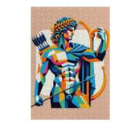 Puzzles 38x26cm/1000pcs pour Adolescents Apollo God of Oracles WPAP Puzzles pour Adultes, Jouets Anti-Stress, Course De Vitesse Manuelle, Cadeaux De Réduction du Stress 38x26cm/1000pcs
