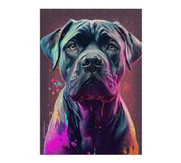 Puzzles 38x26cm/1000pcs pour Adolescents Cane Corso Colorful Puzzles pour Adultes Jeux De Société pour S'amuser en Famille Un pour Les Jeux 38x26cm/1000pcs