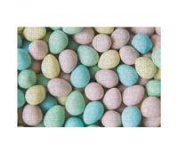Puzzles 38x26cm/1000pcs pour Adolescents Colorful Easter Eggs Background Puzzles pour Adultes À Monter Soi-même, Jouets, Décoration Parfaite, Cadeaux Anti-Stress 38x26cm/1000pcs