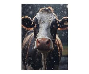 Puzzles 38x26cm/1000pcs pour Adolescents Cute Wet Cow Puzzles pour Adultes Jeu Manuel Améliore La Mémoire pour Les Joueurs 38x26cm/1000pcs