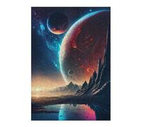 Puzzles 38x26cm/1000pcs pour Adolescents Dawn of New Planet Puzzle pour Adultes, Jouet, Décoration Murale, pour S'amuser en Famille, Défi À Relever 38x26cm/1000pcs