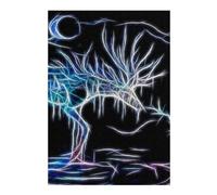 Puzzles 38x26cm/1000pcs pour Adolescents Deer at Night Puzzle pour Adultes Jeux De Détente Décoration Parfaite Défi Éducatif 38x26cm/1000pcs