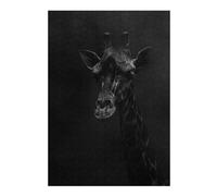 Puzzles 38x26cm/1000pcs pour Adolescents Dystopian Giraffe Portrait Puzzles À Monter Soi-même, Jouets De Course À La Main, Une Offre Idéale comme Cadeau pour Toute La Famille 38x26cm/1000pcs