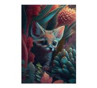 Puzzles 38x26cm/1000pcs pour Adolescents Enchanted Forest Whiskers -3 Puzzle pour Adultes Jeu De Réflexion Analyse Et Logique Cadeaux pour Amis Et Famille 38x26cm/1000pcs