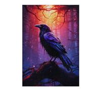 Puzzles 38x26cm/1000pcs pour Adolescents Epic Raven Puzzle Jeux De Famille Décoration Intérieure Cadeaux Anti-Stress 38x26cm/1000pcs
