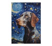 Puzzles 38x26cm/1000pcs pour Adolescents German Shorthaired Pointer Puzzle Jeux De Famille Décoration Intérieure Cadeaux Anti-Stress 38x26cm/1000pcs