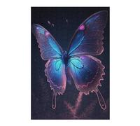 Puzzles 38x26cm/1000pcs pour Adolescents Glowing Butterfly Artwork-16 Jeux Relaxants pour Adultes Difficile Difficile Cadeaux pour Les Amis Et La Famille 38x26cm/1000pcs