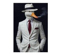 Puzzles 38x26cm/1000pcs pour Adolescents Goose Duck in White Suit Puzzles pour Adultes Jouets Anti-Stress Cadeaux d'anniversaire pour Les Amis Et La Famille 38x26cm/1000pcs