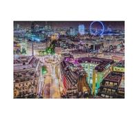 Puzzles 38x26cm/1000pcs pour Adolescents London Nights A City That Never Sleeps Puzzle Adulte Jeu Manuel Décoration Parfaite Aide À Exercer Le Cerveau 38x26cm/1000pcs