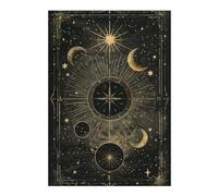 Puzzles 38x26cm/1000pcs pour Adolescents Lunar Compass Jeux Relaxants pour Adultes Difficile Difficile Cadeaux pour Les Amis Et La Famille 38x26cm/1000pcs
