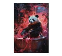 Puzzles 38x26cm/1000pcs pour Adolescents Panda in A Bubble Bath Puzzles pour Adultes À Monter Soi-même, Jouets, Décoration Parfaite, Cadeaux Anti-Stress 38x26cm/1000pcs