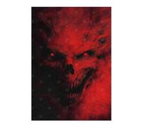Puzzles 38x26cm/1000pcs pour Adolescents Red Demon with Glowing Eyes Puzzles pour Adultes Jeux De Société pour S'amuser en Famille Un pour Les Jeux 38x26cm/1000pcs