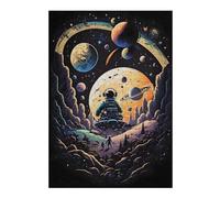 Puzzles 38x26cm/1000pcs pour Adolescents Space Exploration Dreamscape Puzzles pour Adultes, Jeux De Détente, Défi Difficile, Cadeau d'anniversaire, Cadeaux, 38x26cm/1000pcs