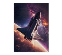 Puzzles 38x26cm/1000pcs pour Adolescents Space Shuttle Puzzle pour Adultes, Jouet, Décoration Murale, pour S'amuser en Famille, Défi À Relever 38x26cm/1000pcs